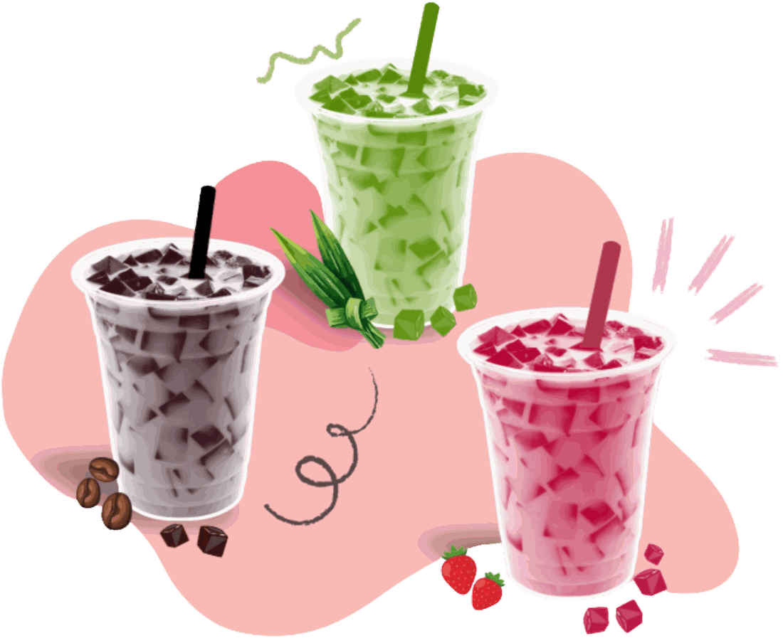Milky Marble bubble tea drinks